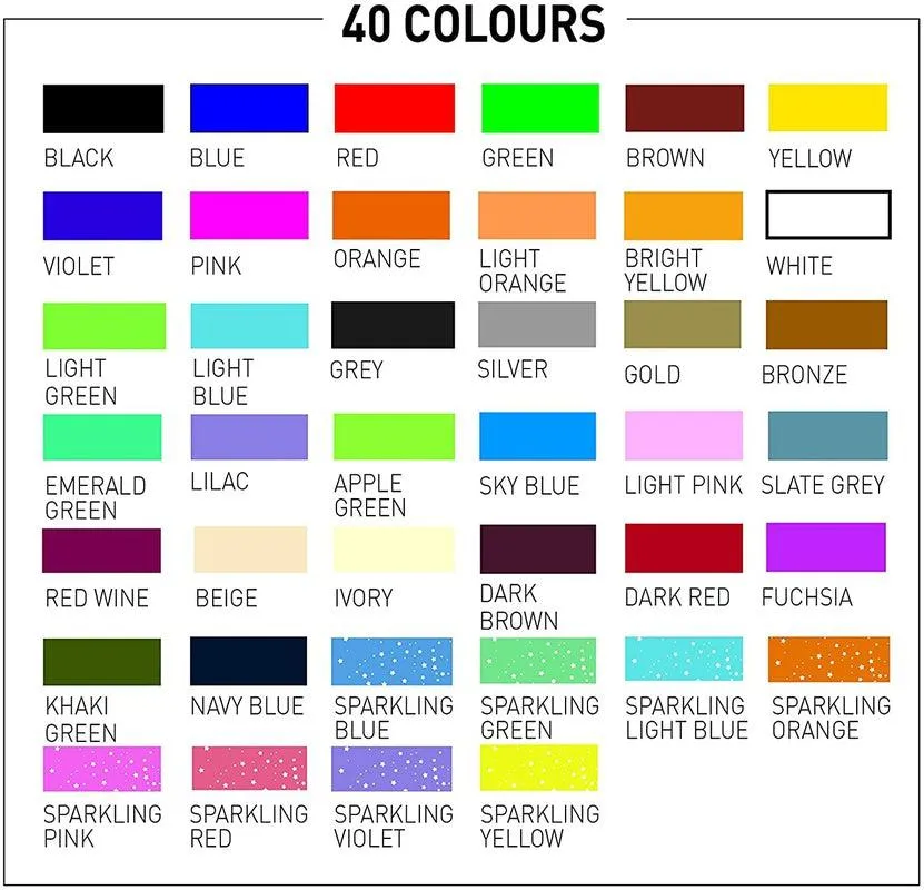 ■ Posca PC - 3M Fine Bullet Tip - Wallet of 8 Sparkling Colours