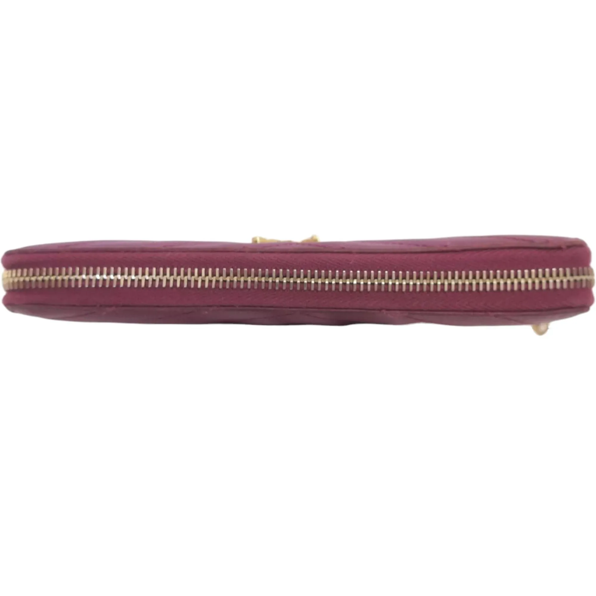 362338AM (C5) YVES Saint Laurent Wallet Long Pink Leather