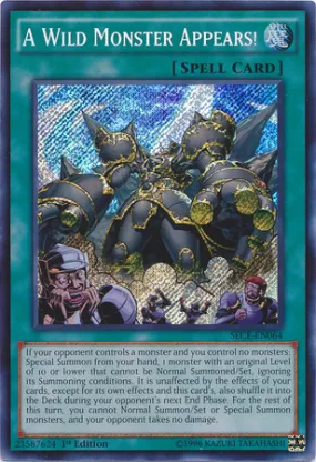 A Wild Monster Appears! [SECE-EN064] Secret Rare