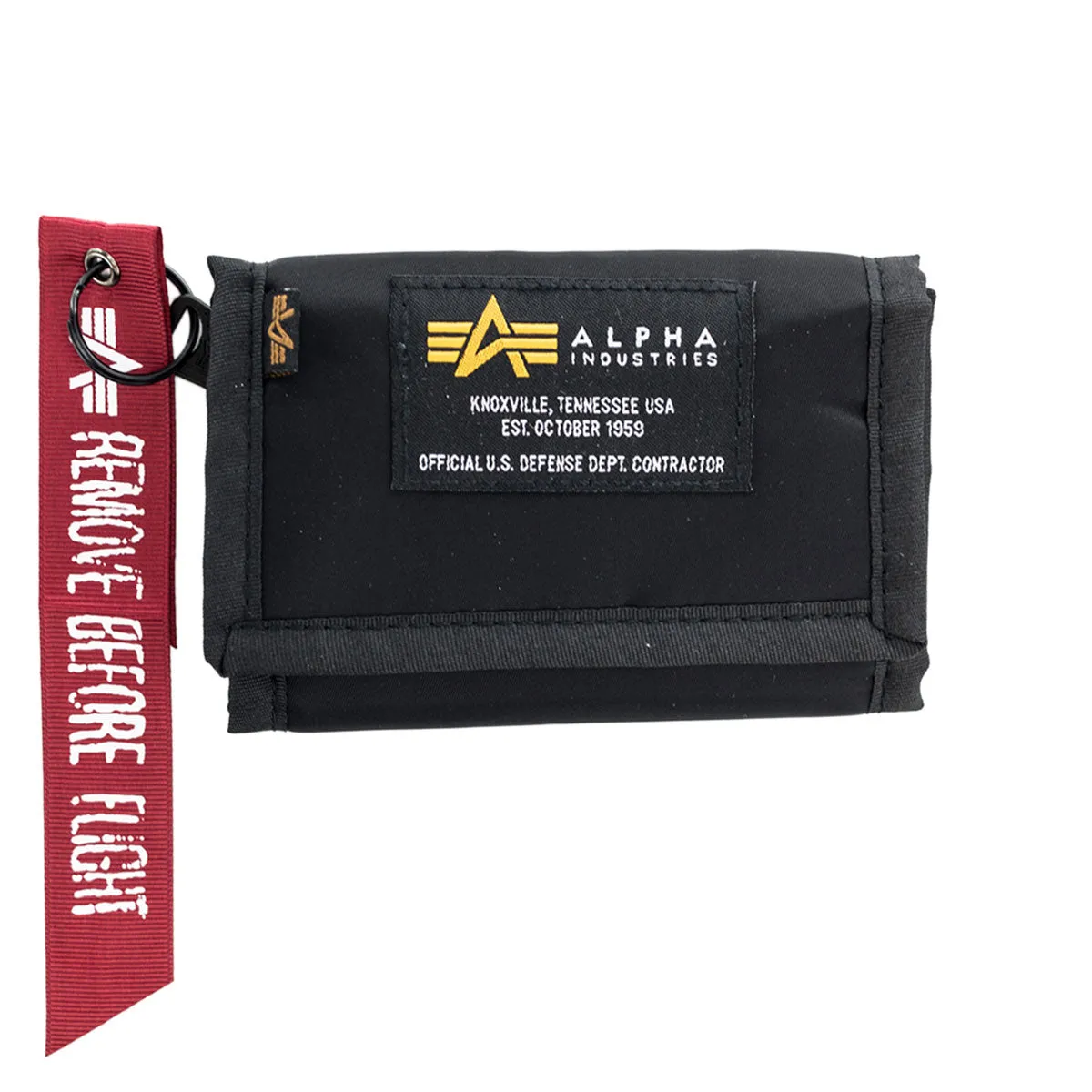 Alpha Industries Inc Crew Wallet Geldbeutel 196928-03 - schwarz