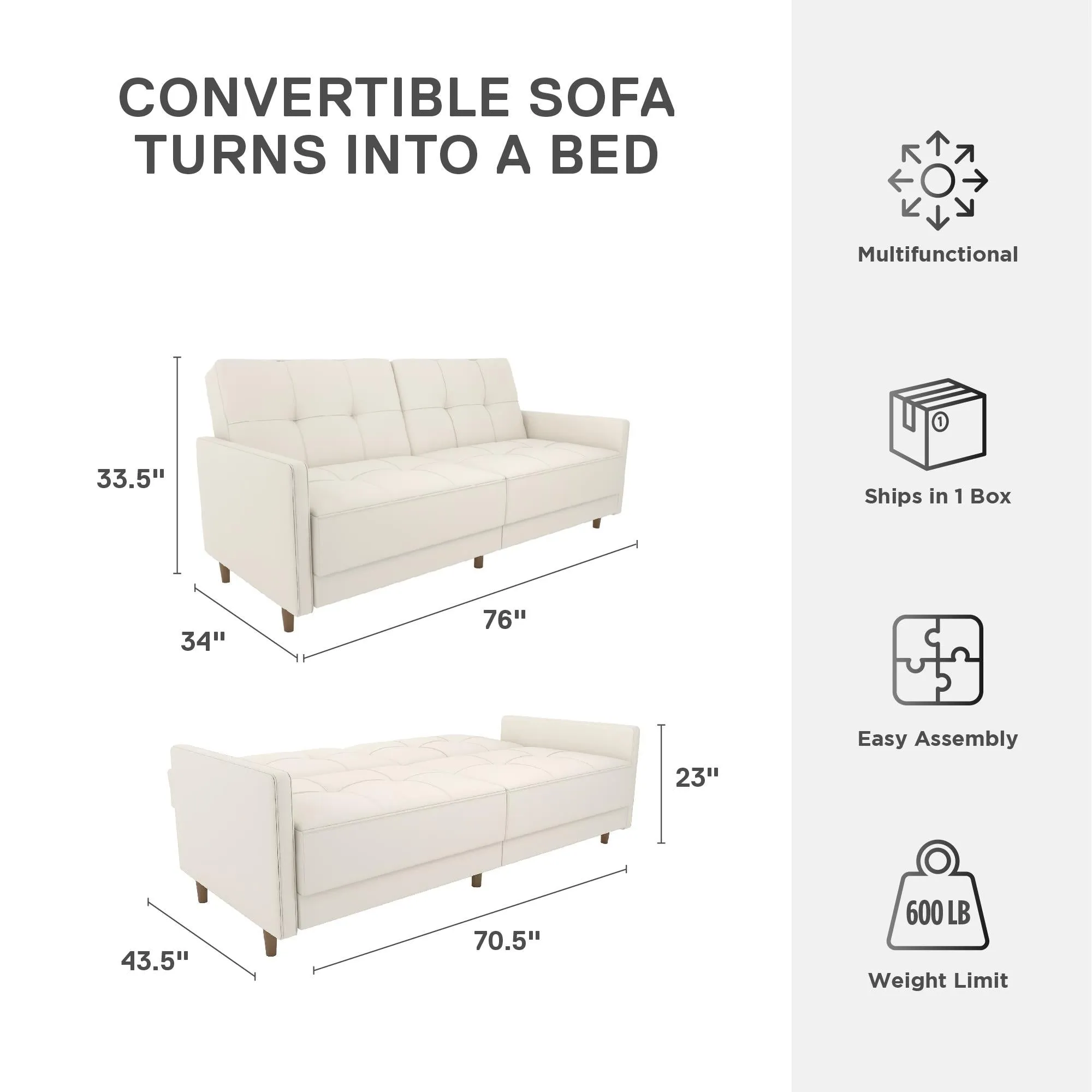 Andora Futon Sofa Bed