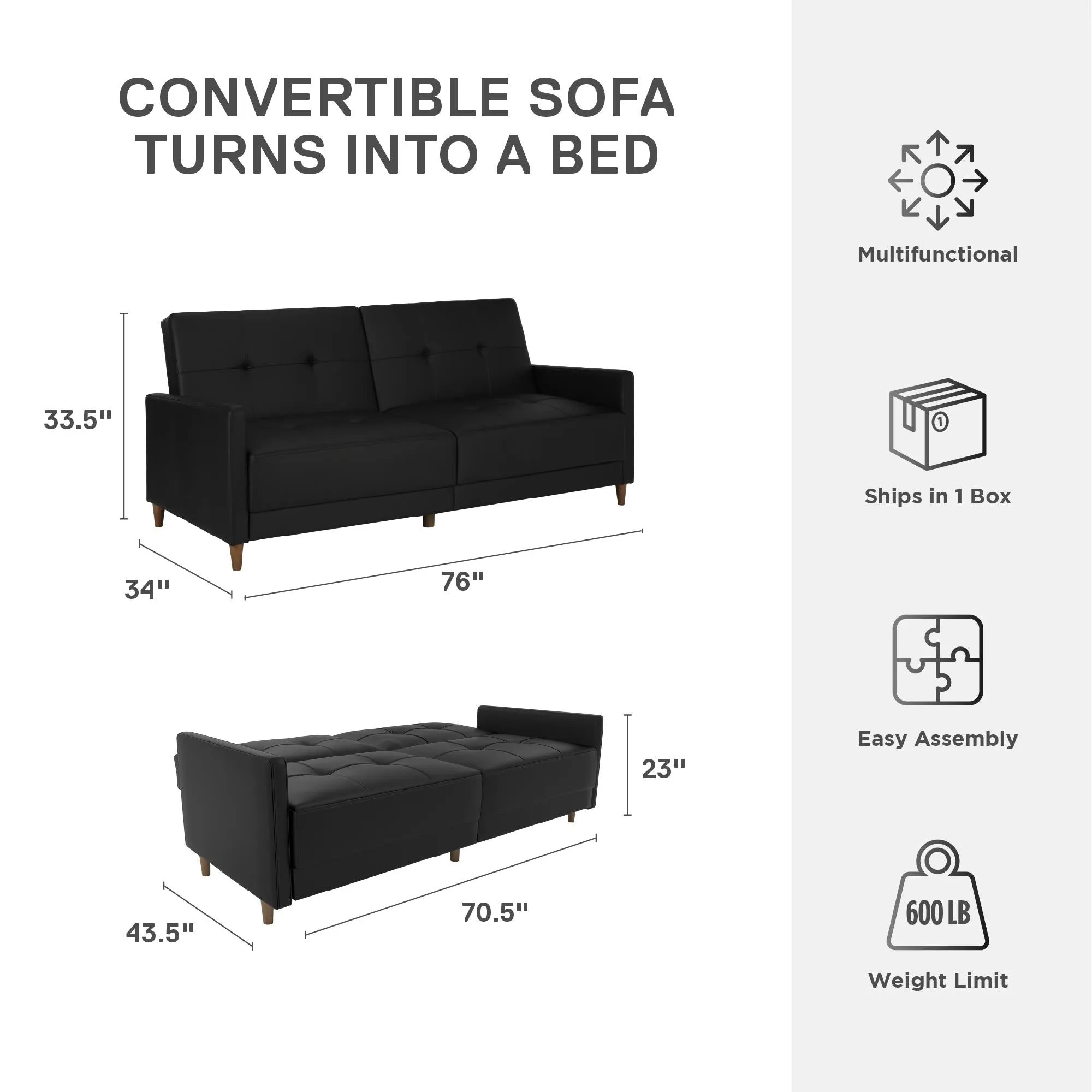 Andora Futon Sofa Bed