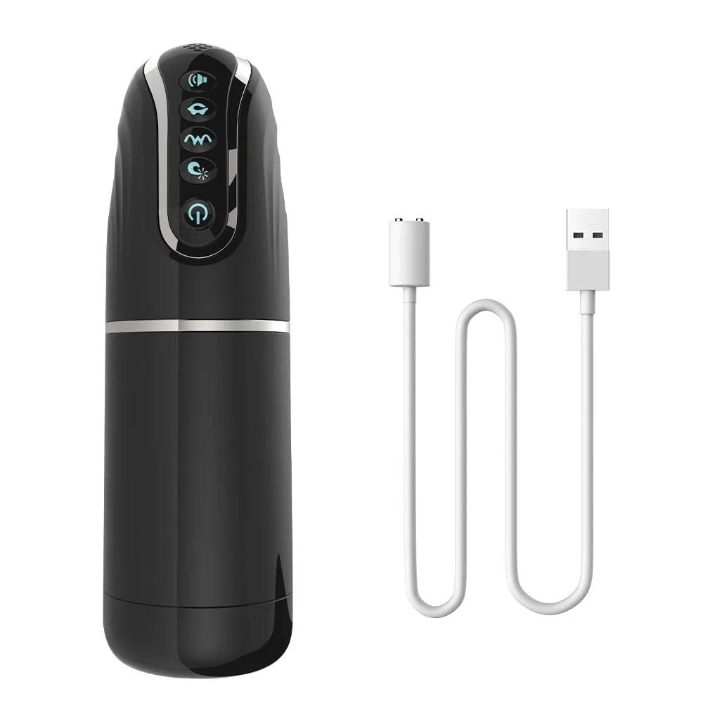 Automatic Sucking Vibrating Masturbator for Men Real Blowjob Vagina Pussy Male Masturbation Cup
