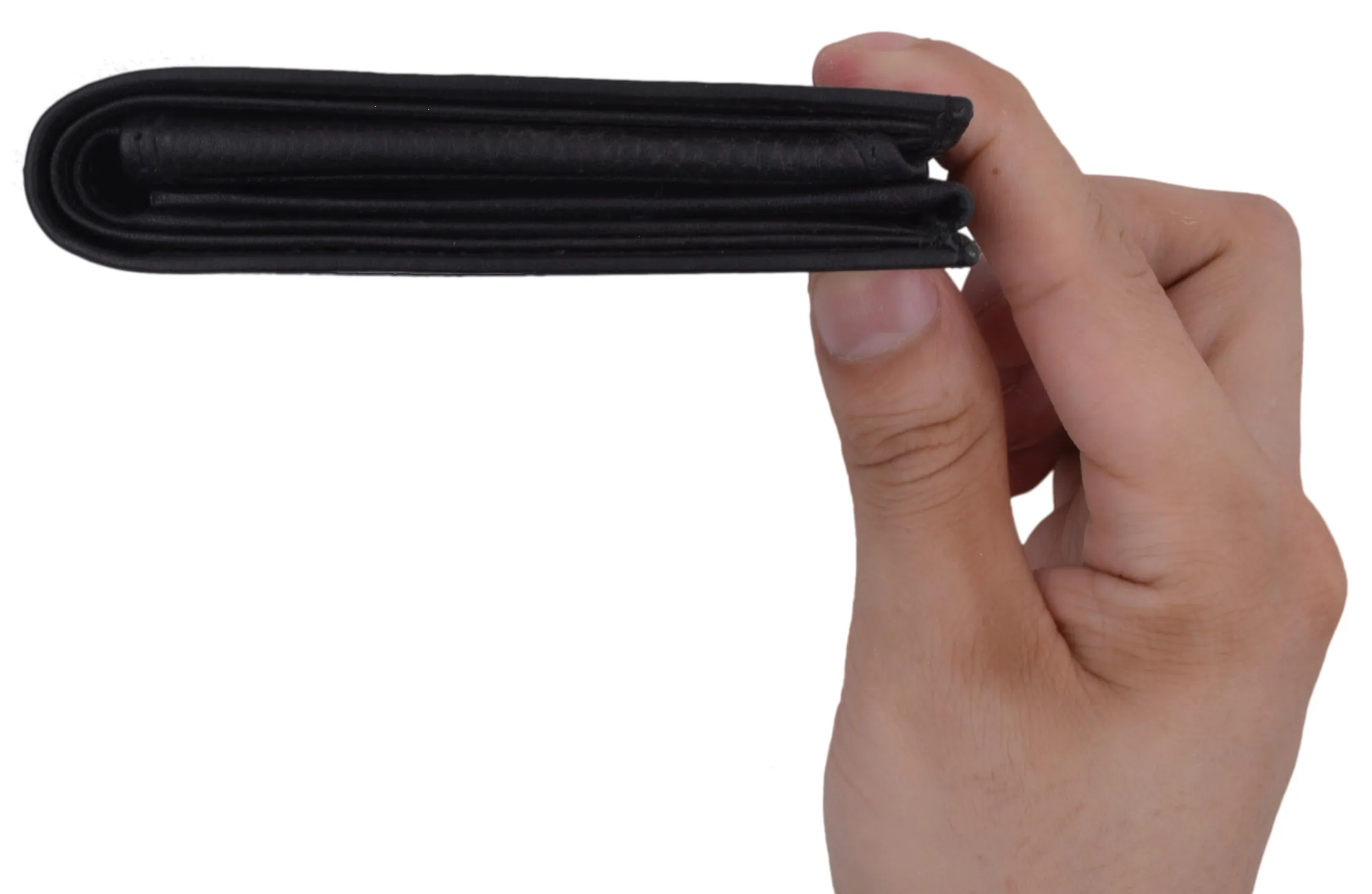 Bifold Mens Genuine Leather Multi-Card ID Holder Wallet by Cavelio