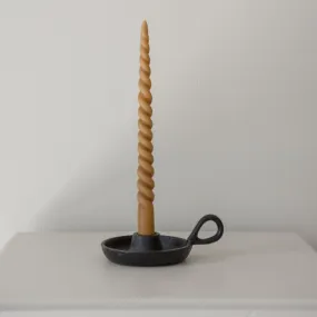 BLACK CANDLE HOLDER