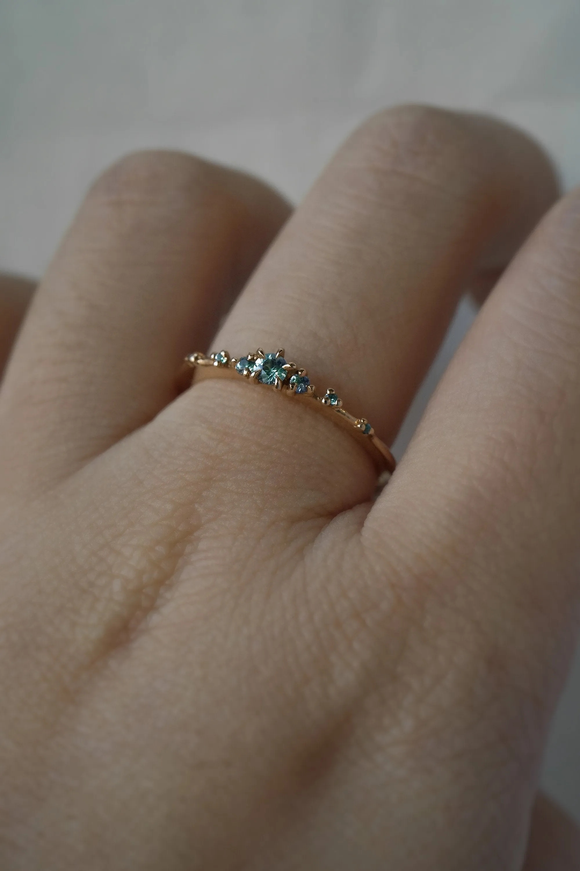 Brilliant Diamond Water Lily Ring