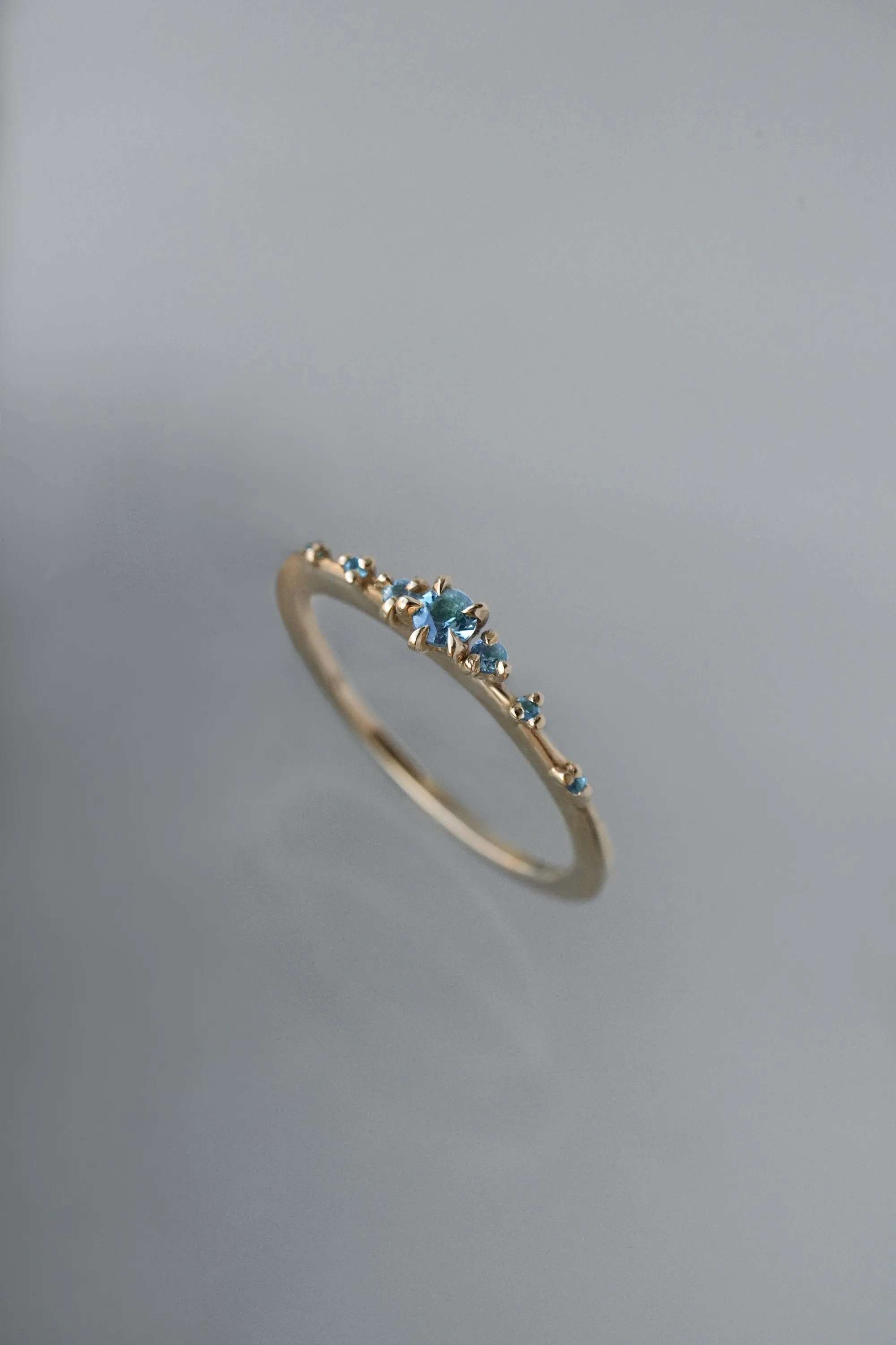 Brilliant Diamond Water Lily Ring