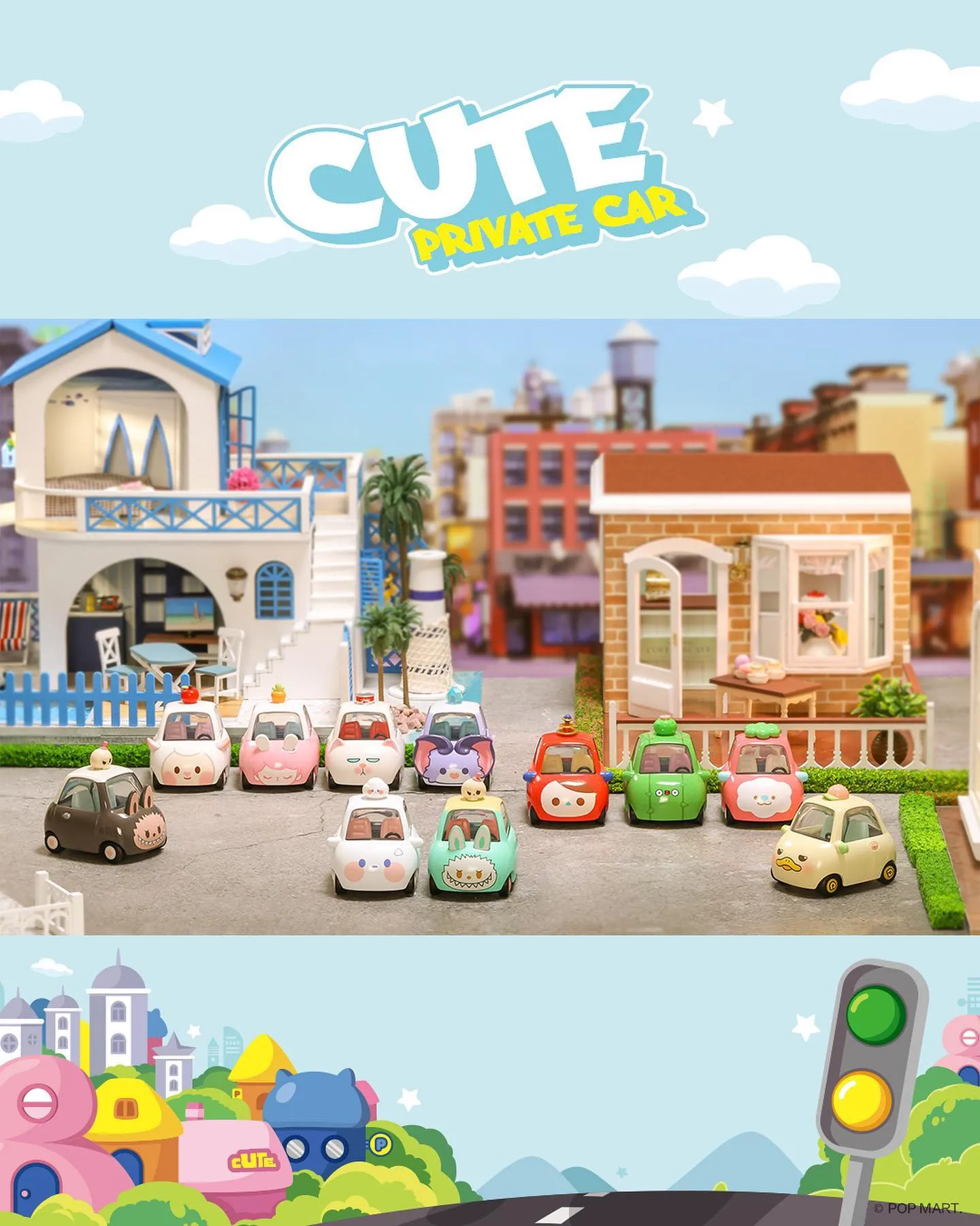 Cute Private Car Blind Box Series from Pop Mart