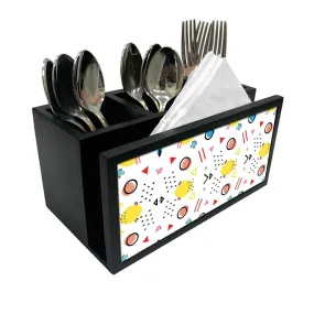 Cutlery Tissue Holder Napkin Stand -  Deigner Patterns