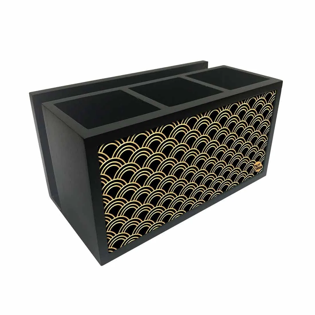 Cutlery Tissue Holder Napkin Stand -  Geometric Pattern