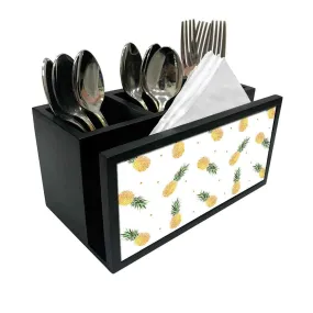Cutlery Tissue Holder Napkin Stand -  Pineapples