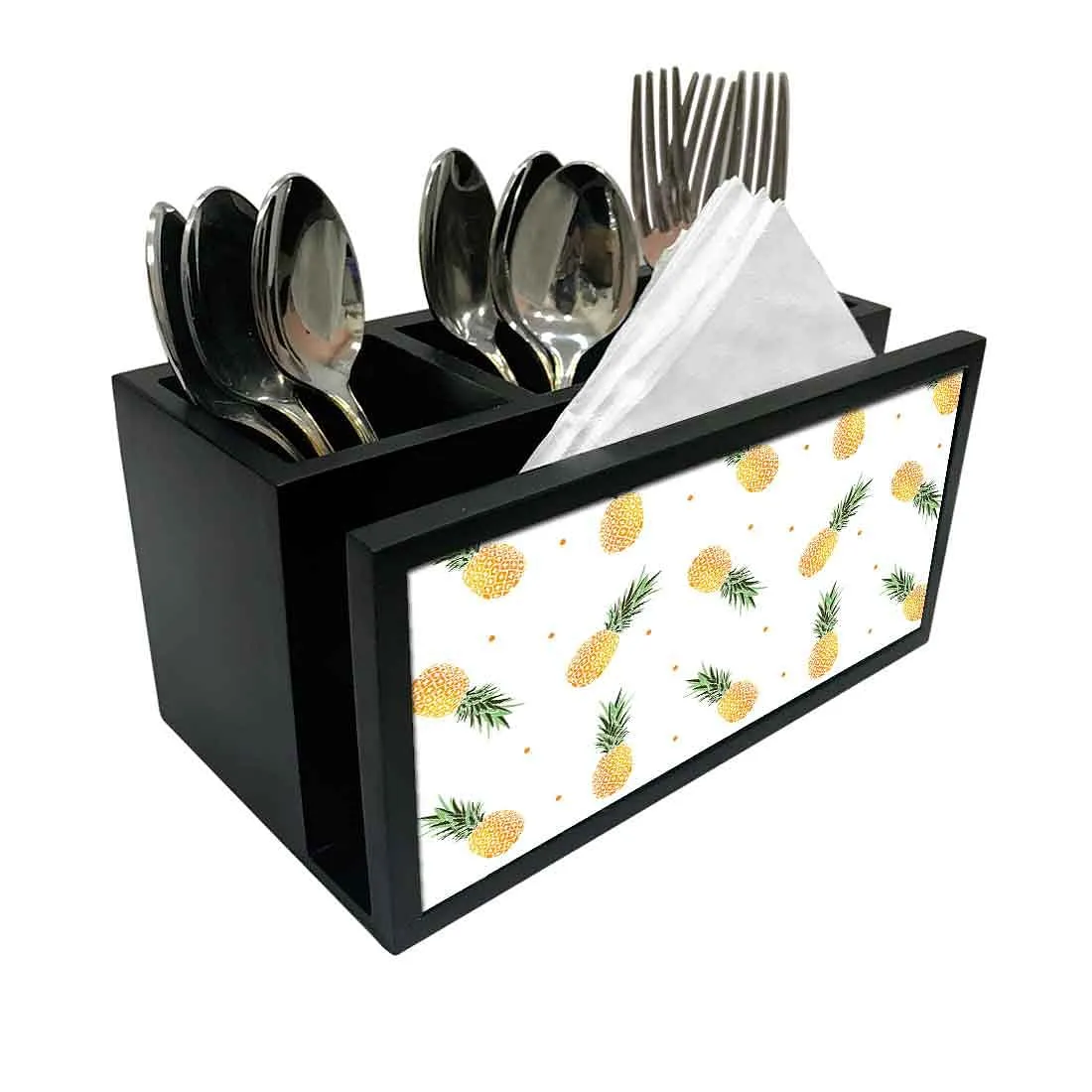 Cutlery Tissue Holder Napkin Stand -  Pineapples