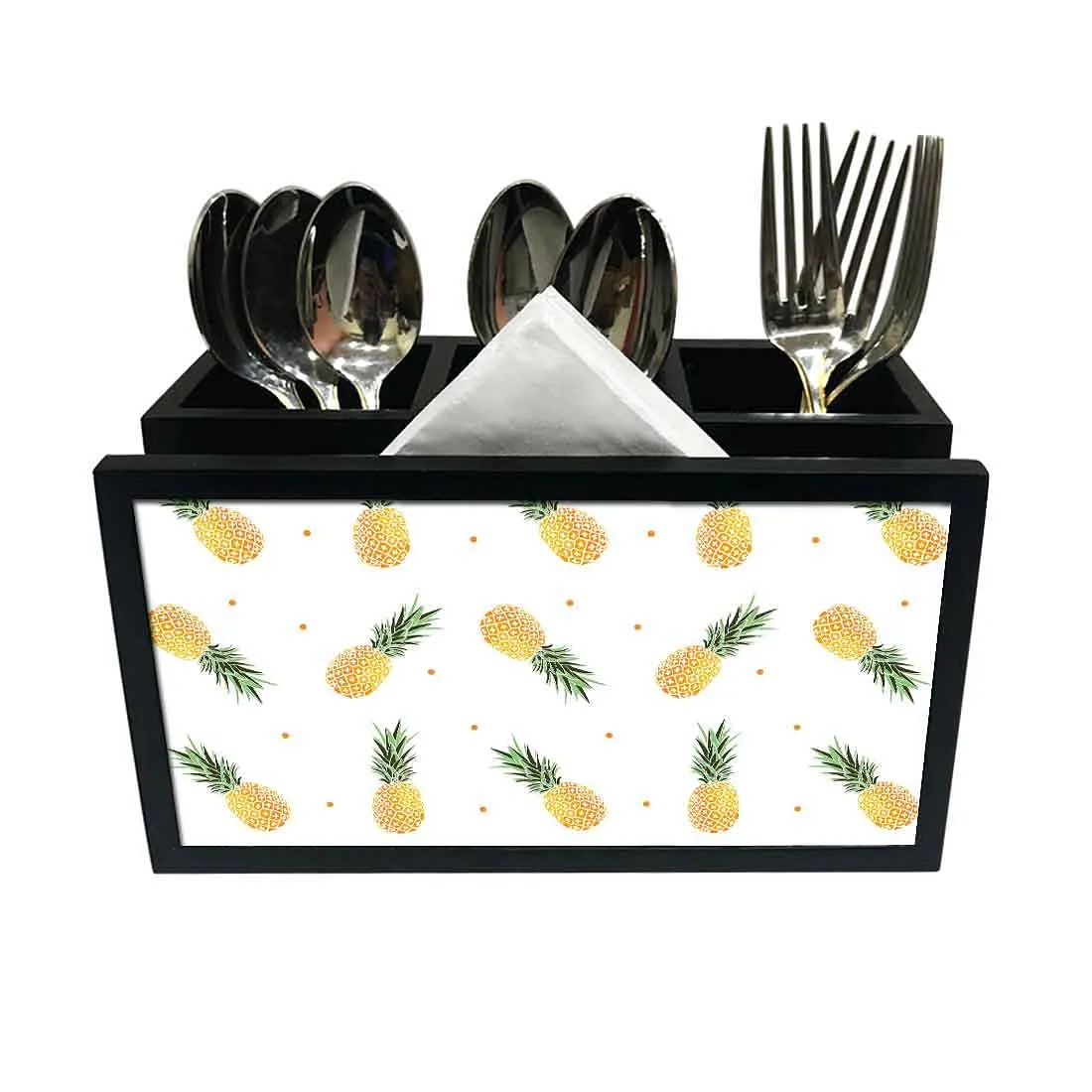 Cutlery Tissue Holder Napkin Stand -  Pineapples