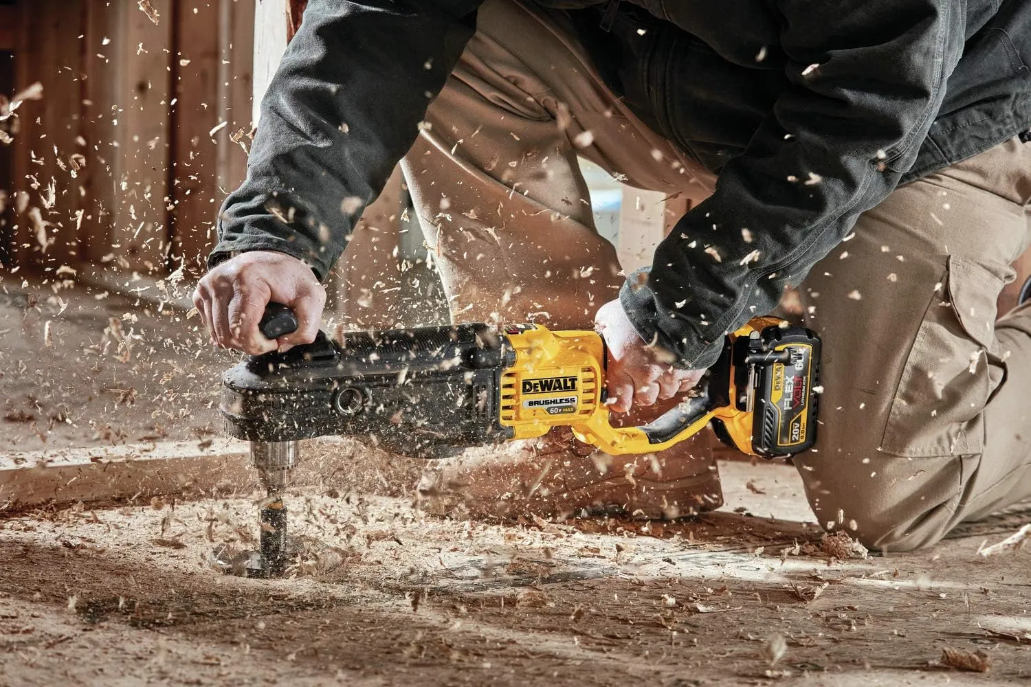 DeWalt DCD470X1 60V MAX In-Line Stud and Joist Drill Kit