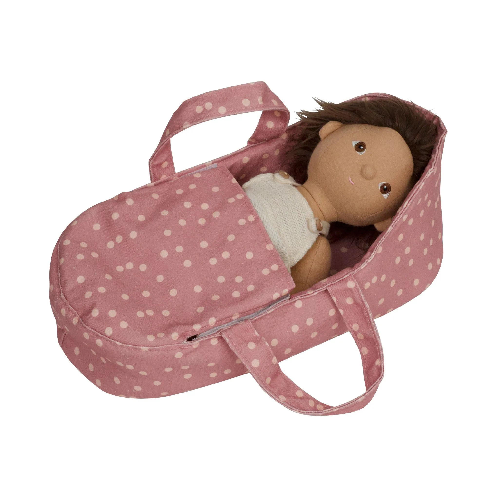 Dinkum Doll Carry Cot | Polka Dot