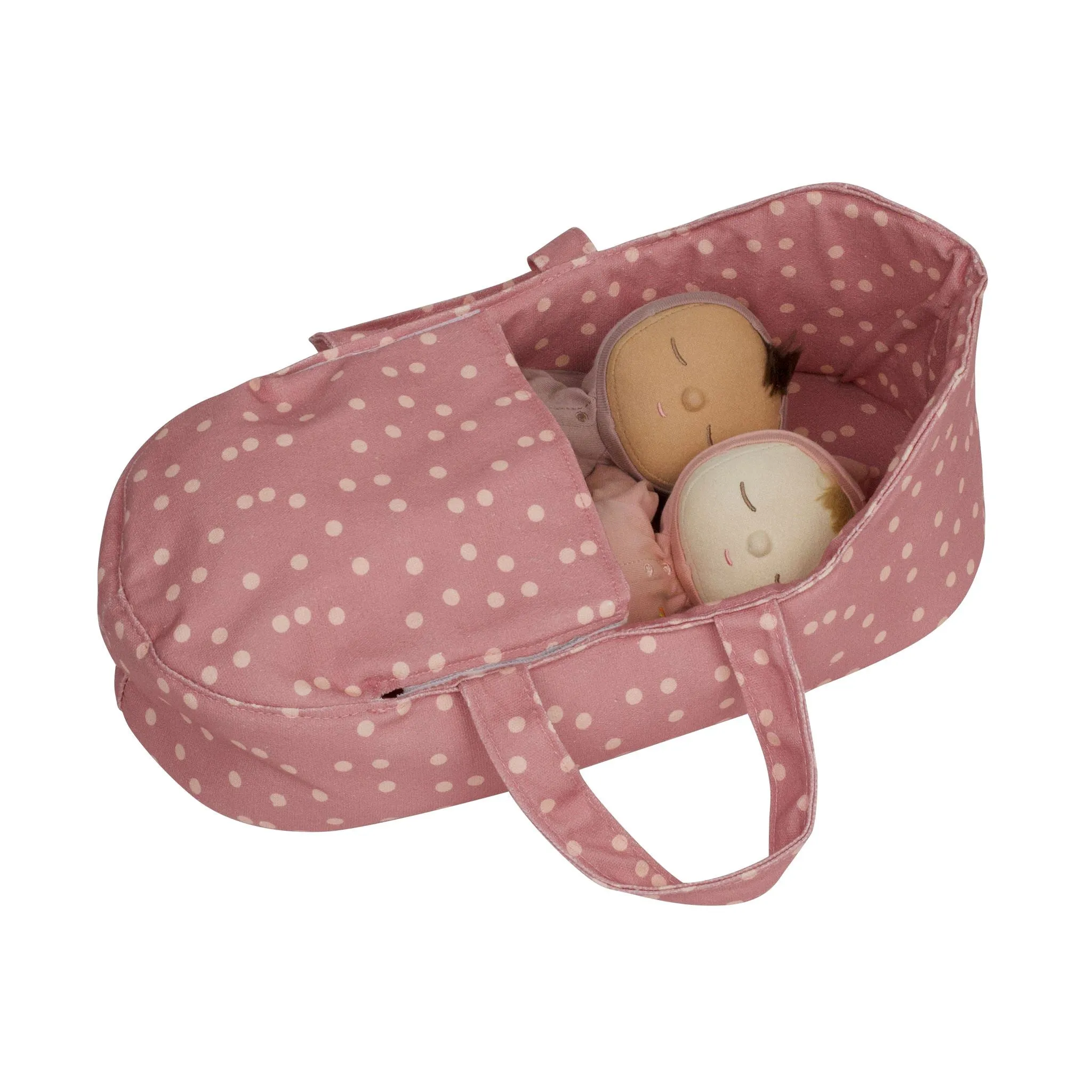 Dinkum Doll Carry Cot | Polka Dot