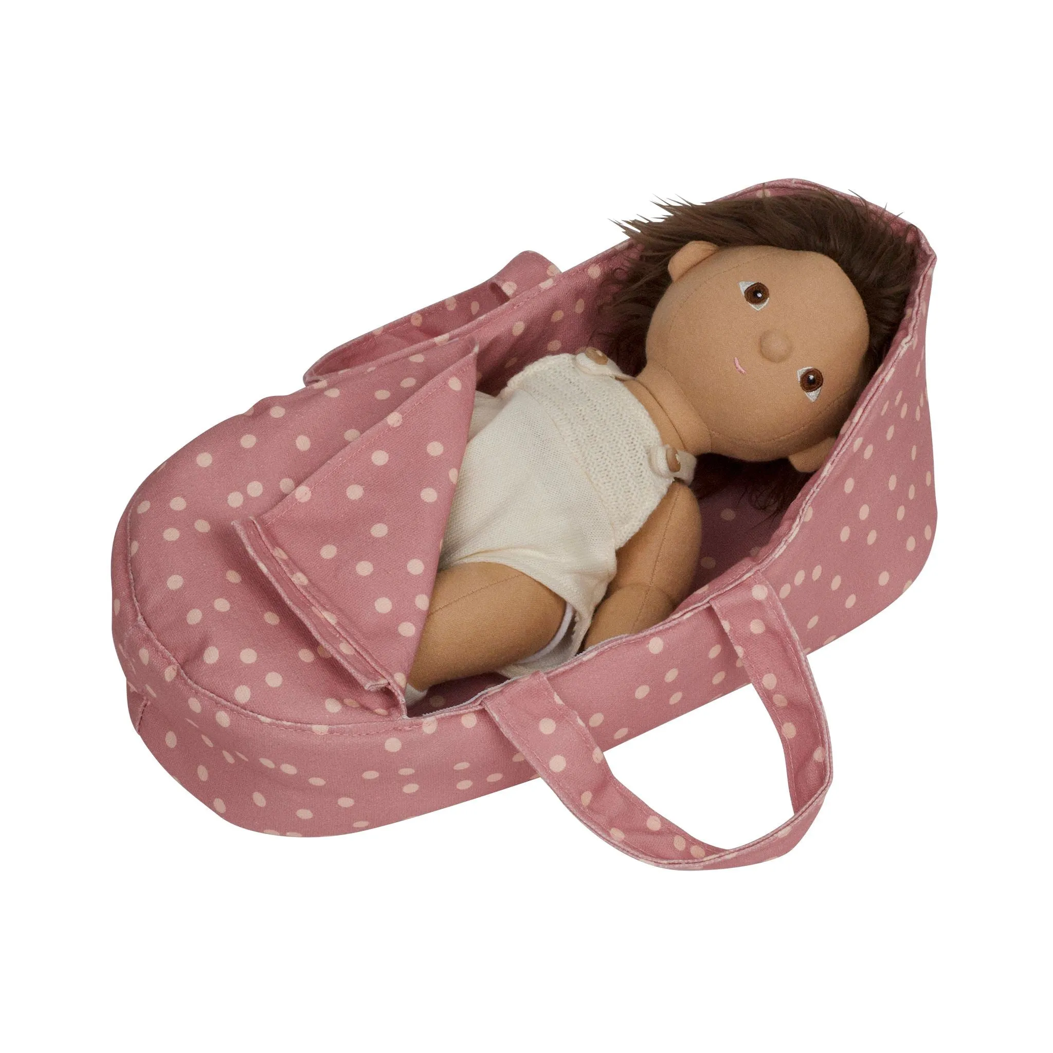 Dinkum Doll Carry Cot | Polka Dot