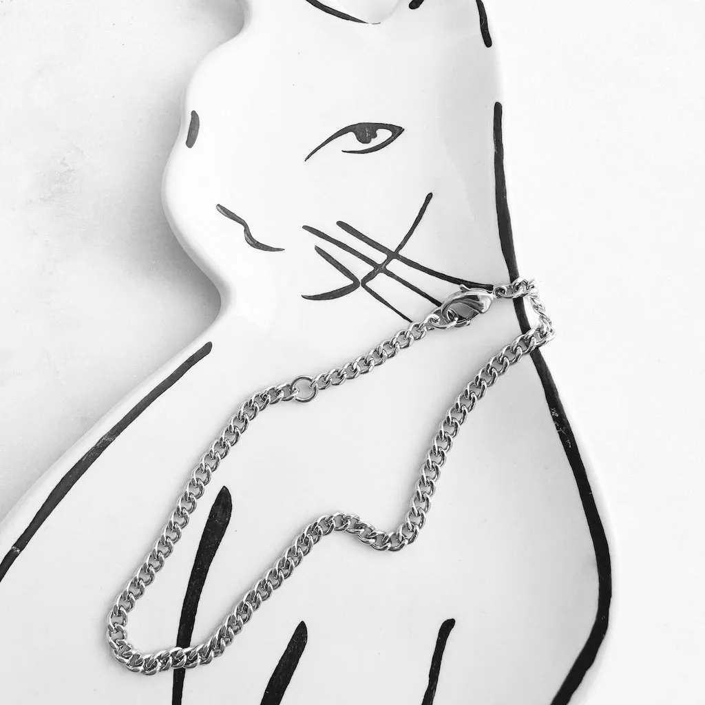 Elena Cuban Chain Bracelet