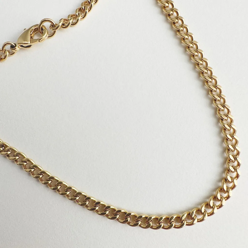 Elena Cuban Chain Bracelet