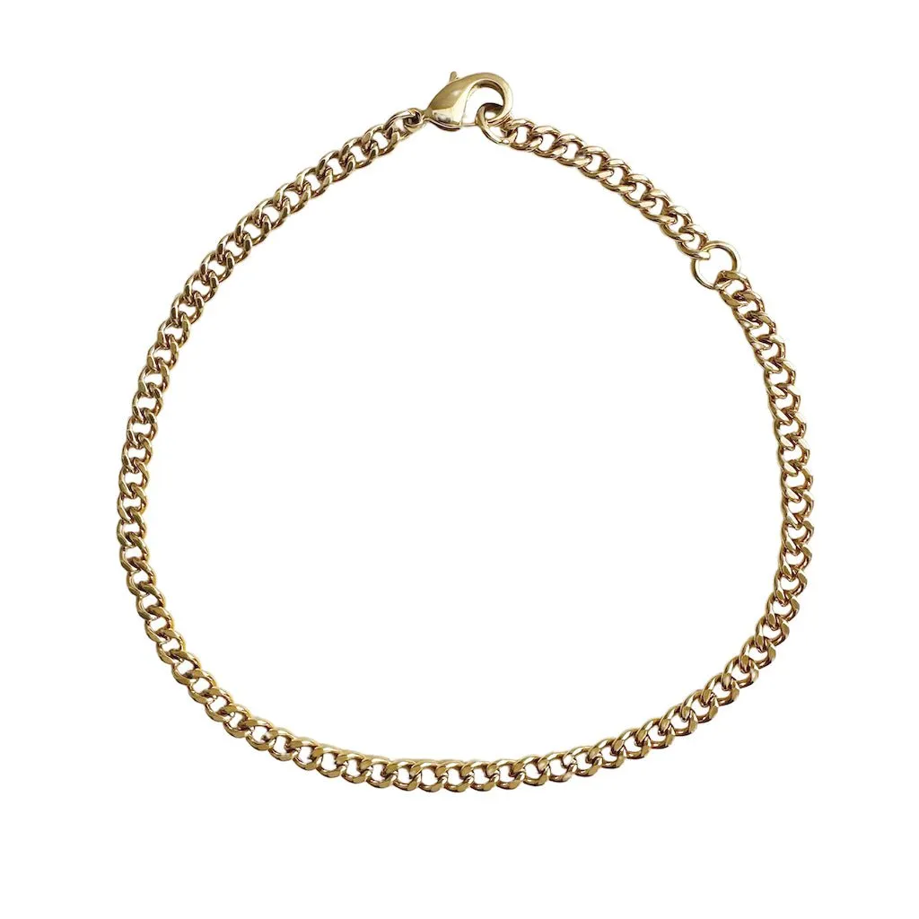 Elena Cuban Chain Bracelet
