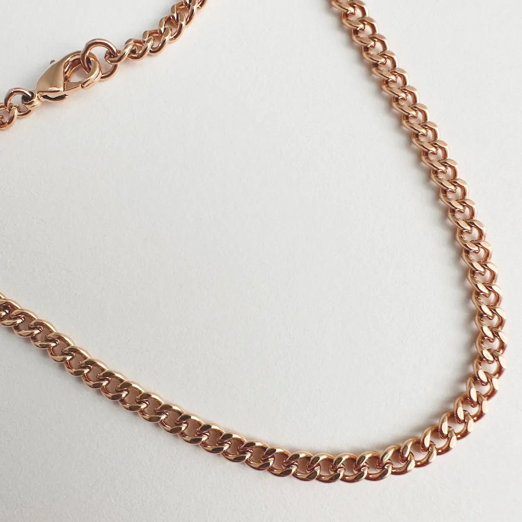 Elena Cuban Chain Bracelet