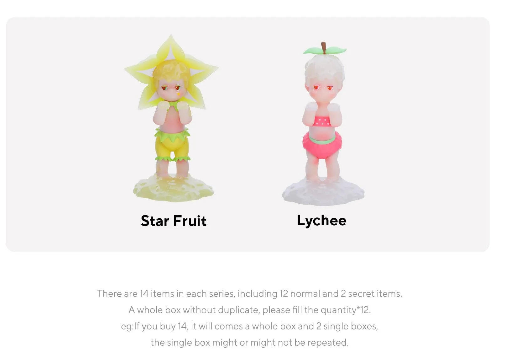 FINDING UNICORN FLCORN Fruit Series Collectible Blind box Series