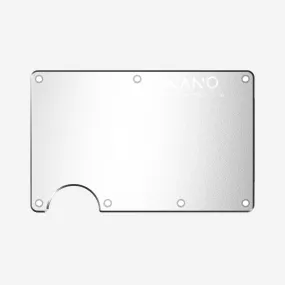 Front & Back Wallet Cover Plates (Ghost Silver)
