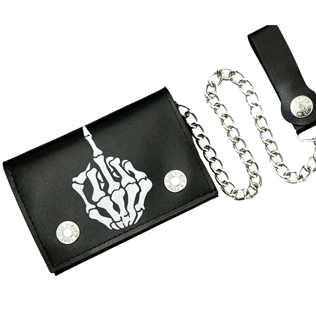 Funk Plus | F You Skeleton Hand Tri Fold Wallet