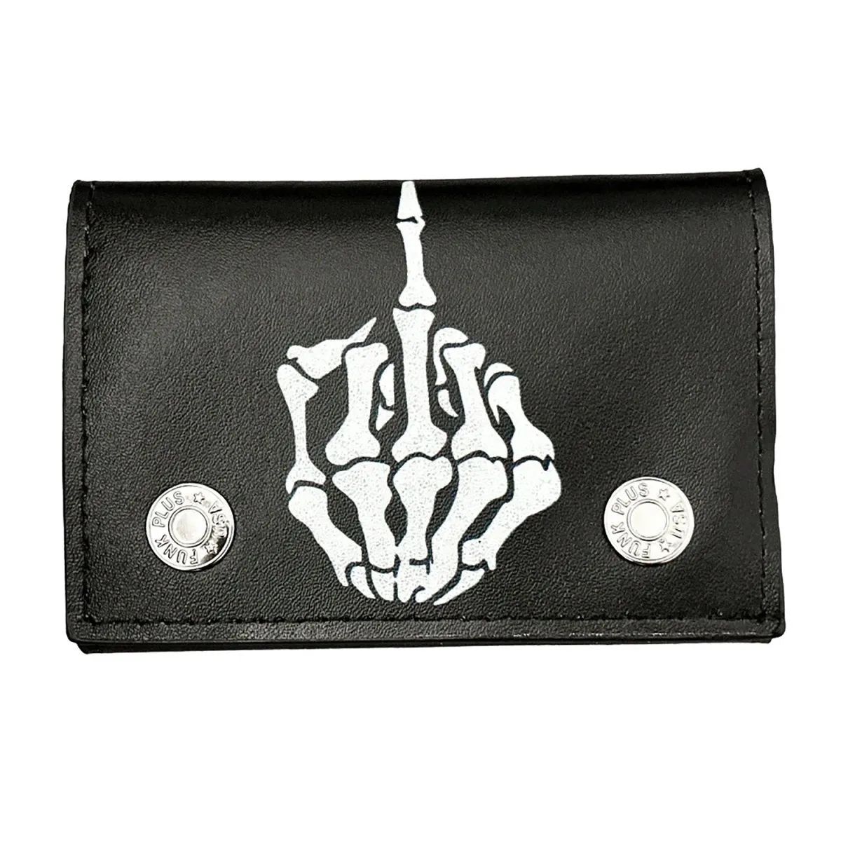Funk Plus | F You Skeleton Hand Tri Fold Wallet