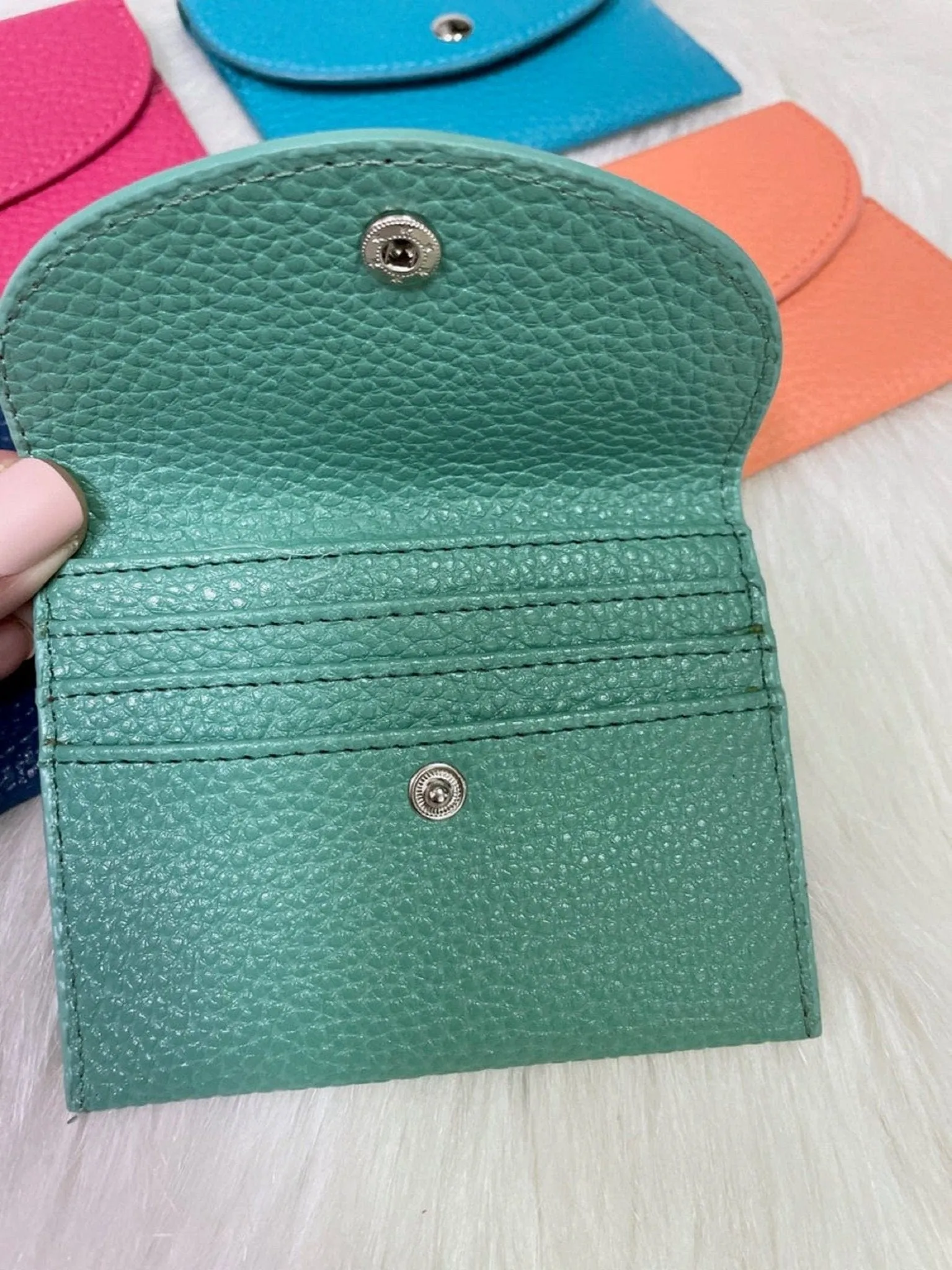 GC1037 Monogrammable Pebbled Cardholder
