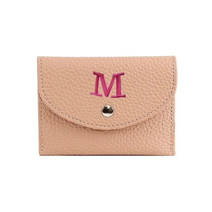GC1037 Monogrammable Pebbled Cardholder