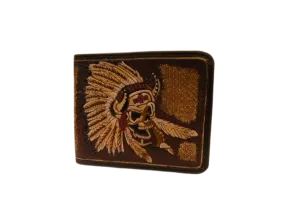 Indian and Tomahawk Wallet