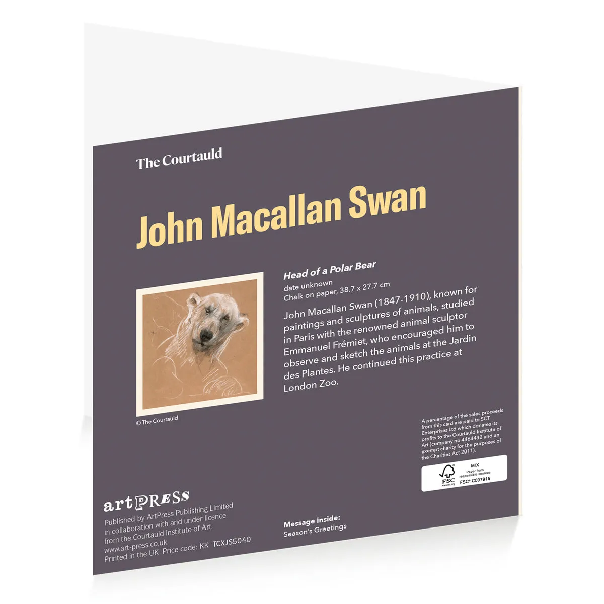 John Macallan Swan Christmas Wallet