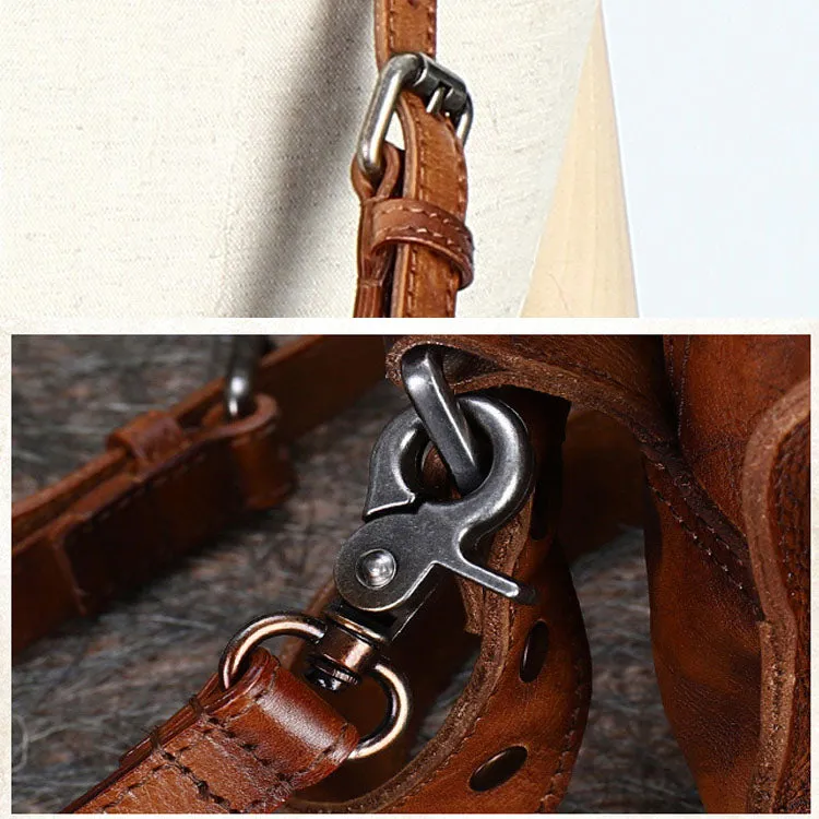 Ladies Leather Multi Pocket Shoulder Bag Side Bags For Women