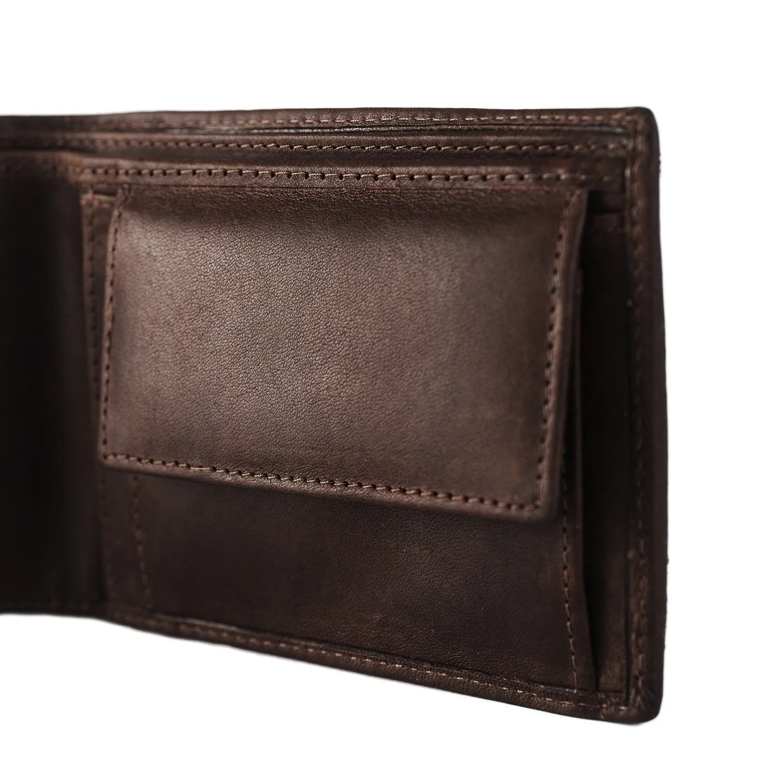 Leather Wallet Brown Walid
