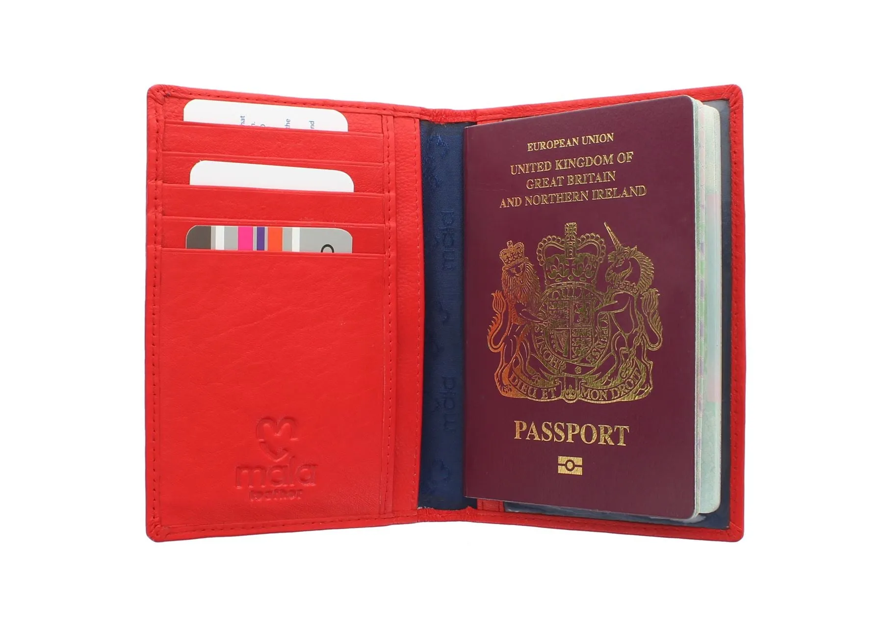 Mala Leather ORIGIN Collection  Passport Holder With RFID Protection 214_5