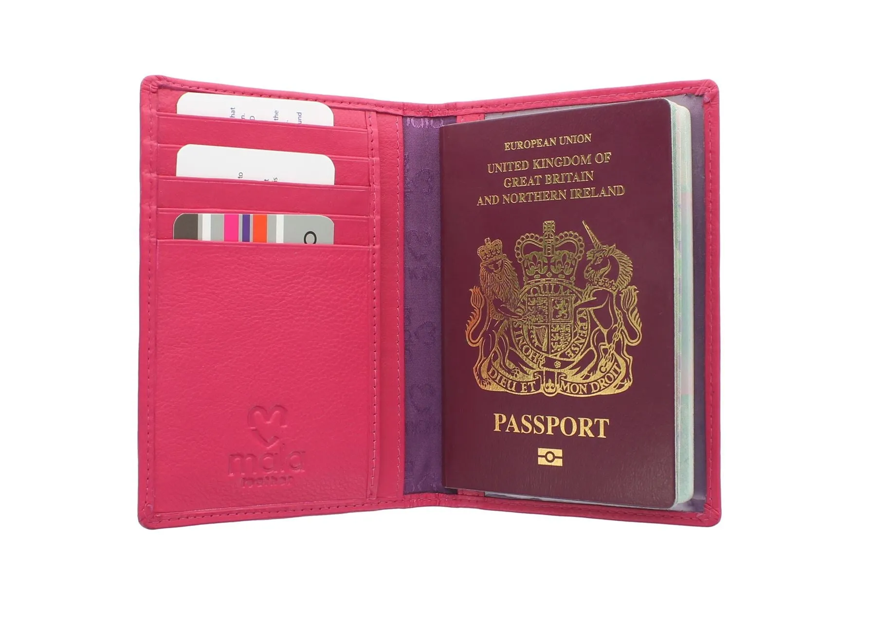 Mala Leather ORIGIN Collection  Passport Holder With RFID Protection 214_5