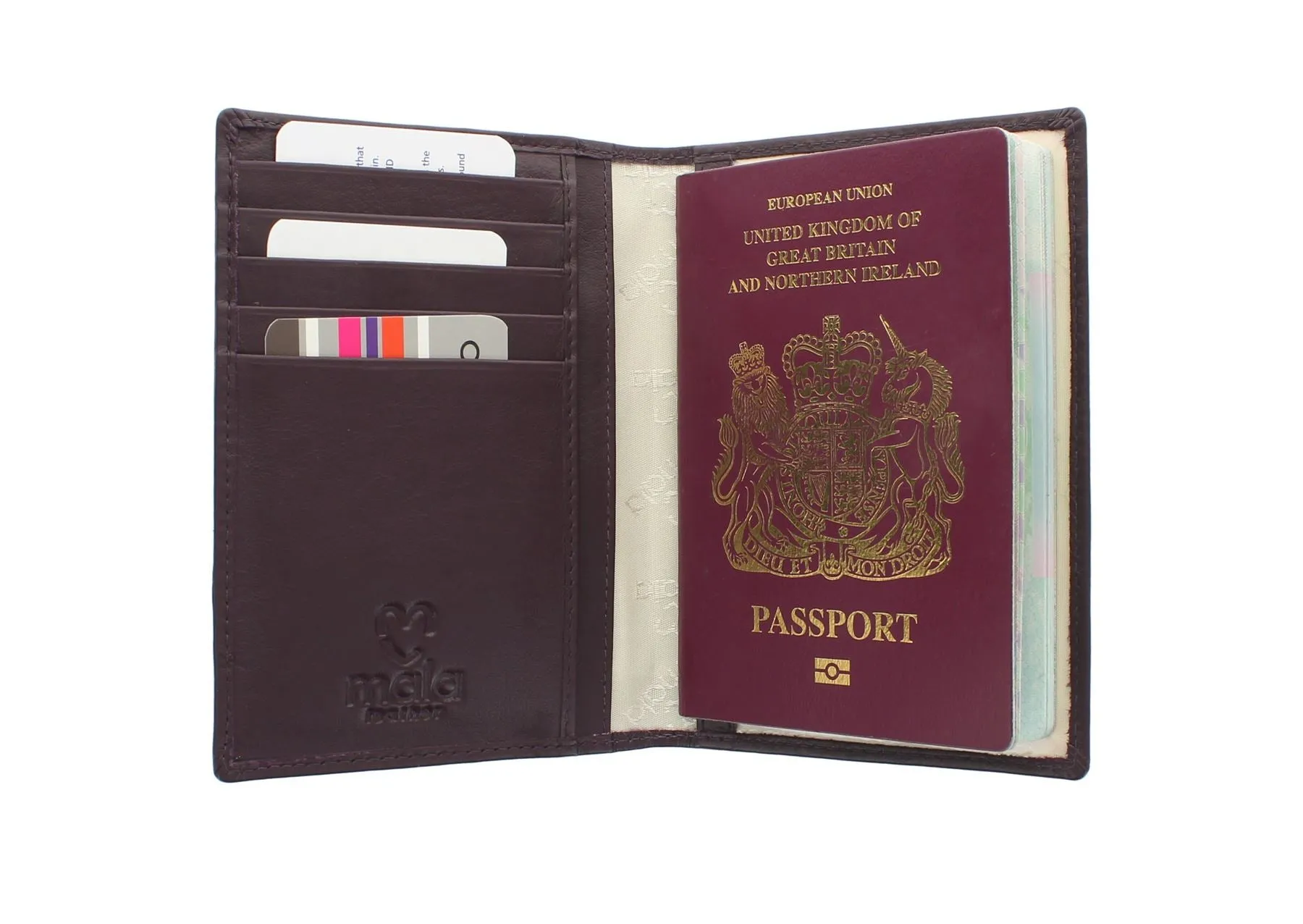 Mala Leather ORIGIN Collection  Passport Holder With RFID Protection 214_5