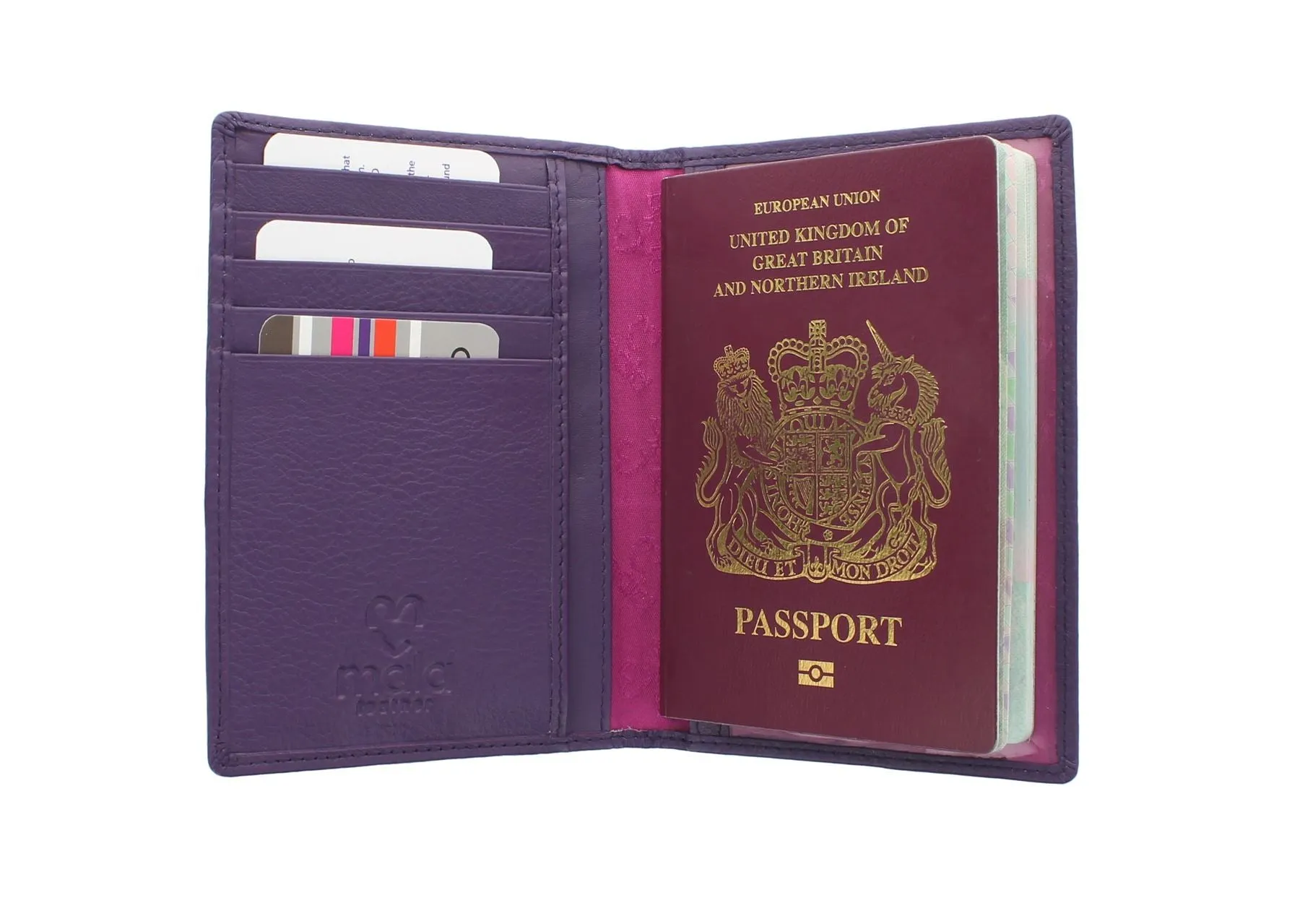 Mala Leather ORIGIN Collection  Passport Holder With RFID Protection 214_5