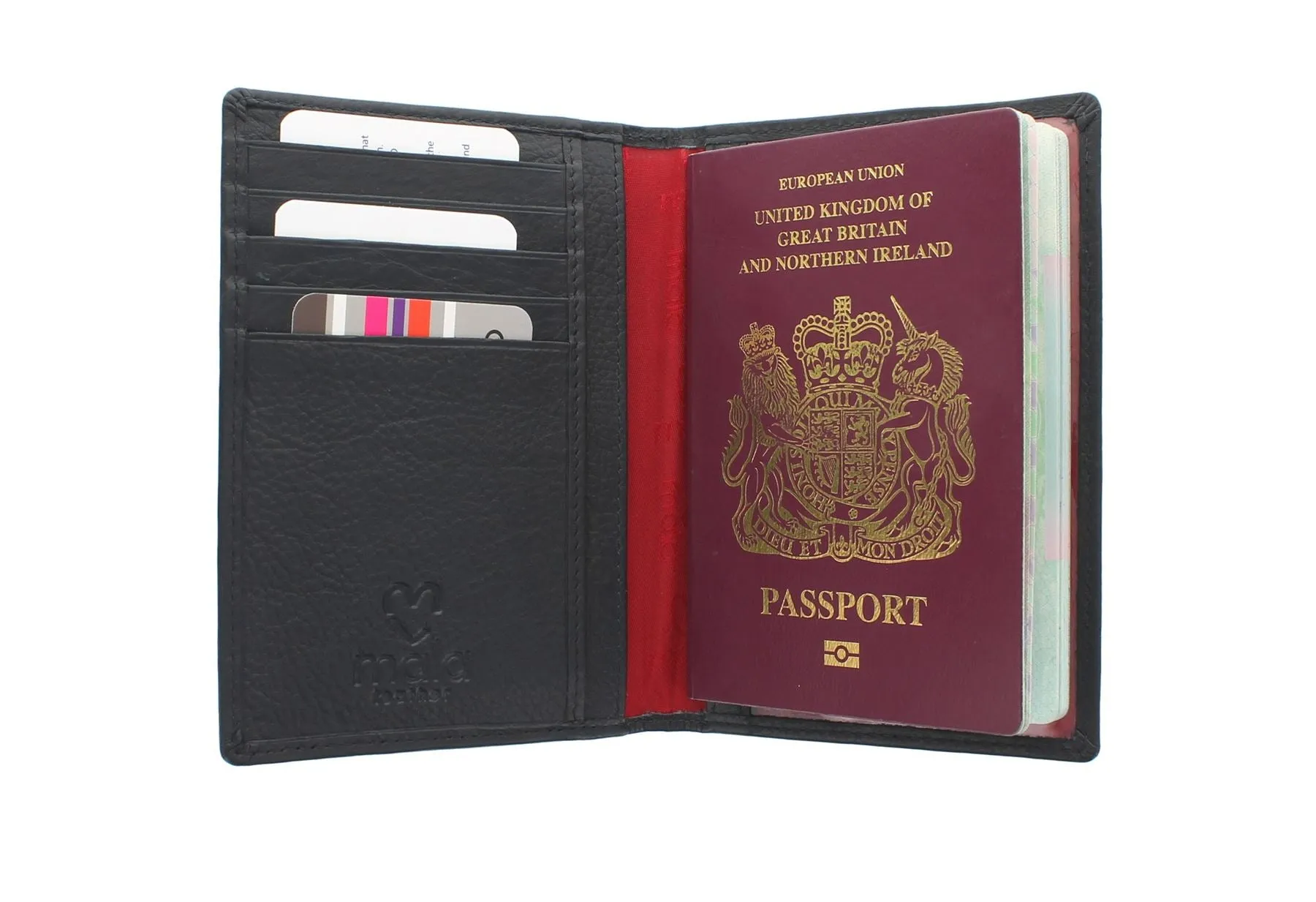 Mala Leather ORIGIN Collection  Passport Holder With RFID Protection 214_5