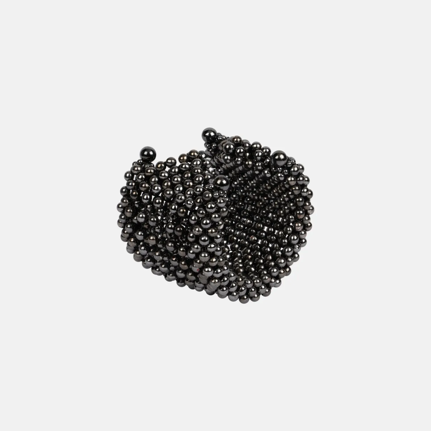 Men's Khutulun Wide 4D Cuff in Jet Black