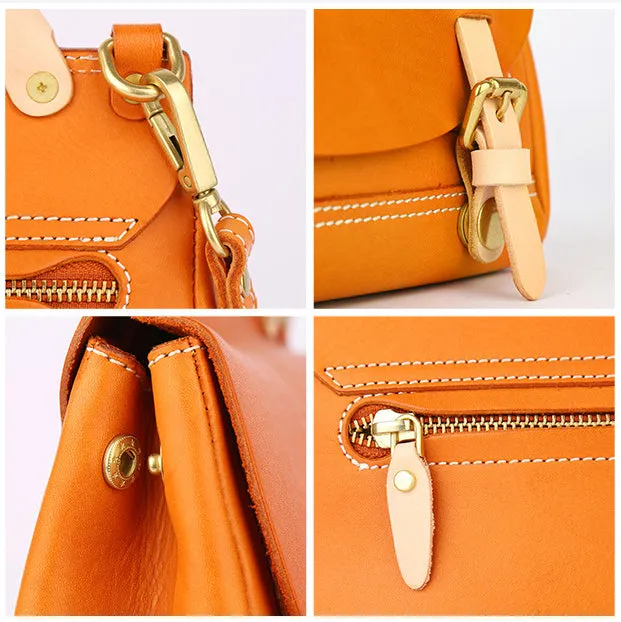 Mini Women's Genuine Leather Satchel Backpack Purse Cross Shoulder Bag For Women