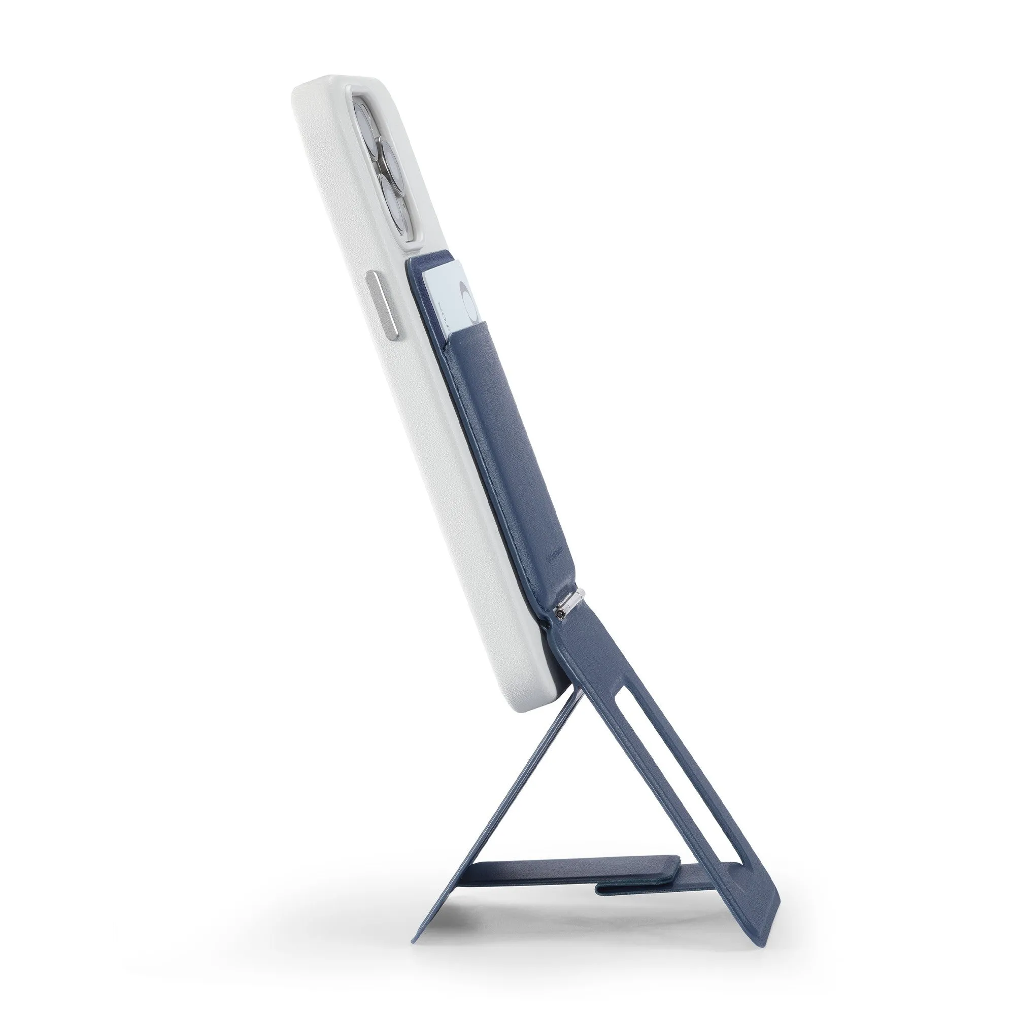 MOFT Snap Phone Tripod Stand   Wallet MagSafe - Navy Blue - 15-13691