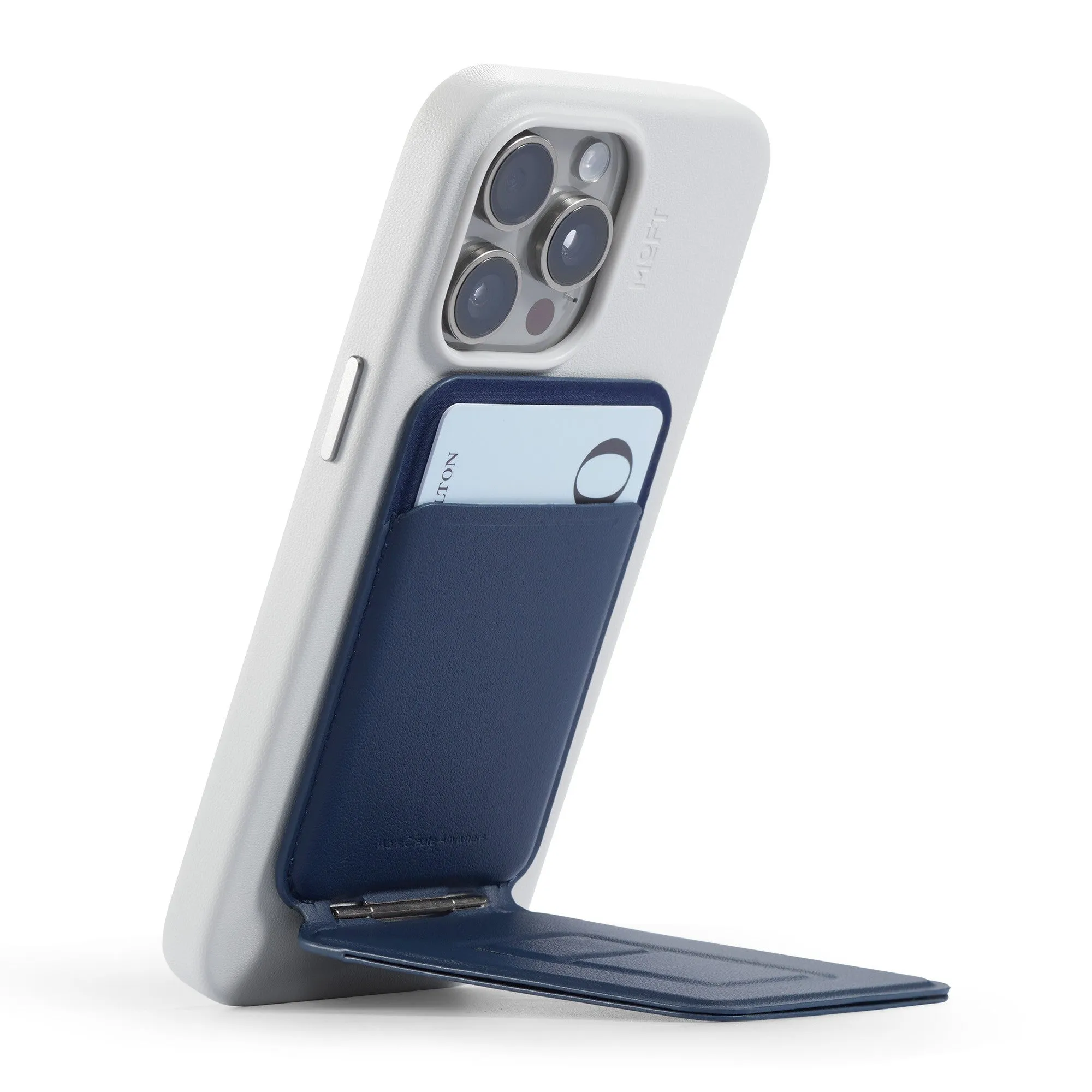 MOFT Snap Phone Tripod Stand   Wallet MagSafe - Navy Blue - 15-13691