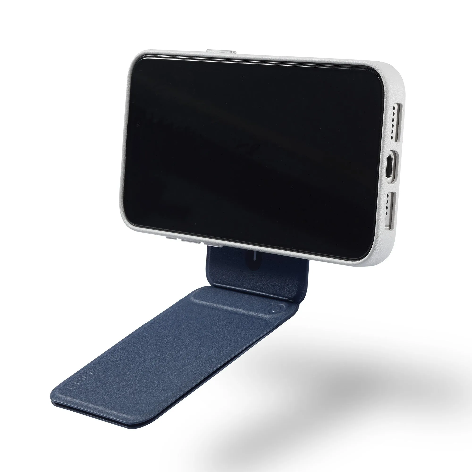 MOFT Snap Phone Tripod Stand   Wallet MagSafe - Navy Blue - 15-13691