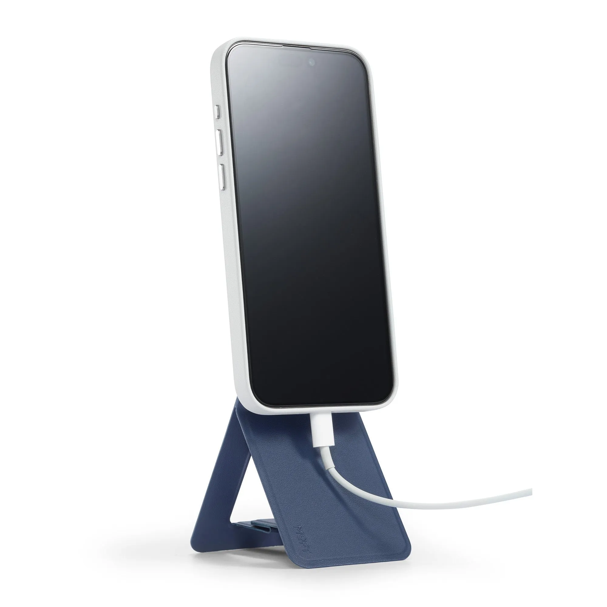 MOFT Snap Phone Tripod Stand   Wallet MagSafe - Navy Blue - 15-13691