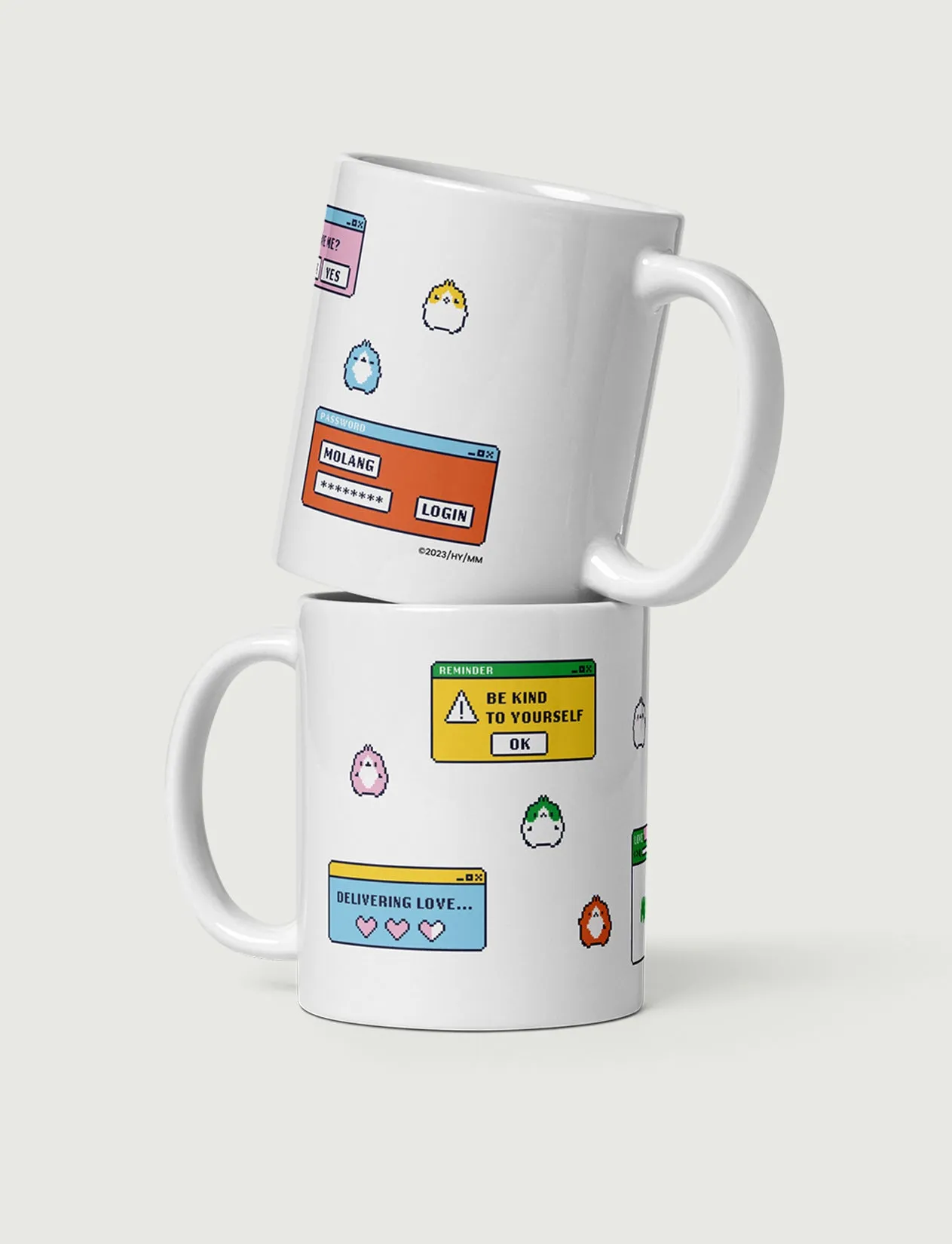Molang Pixel Art Mug