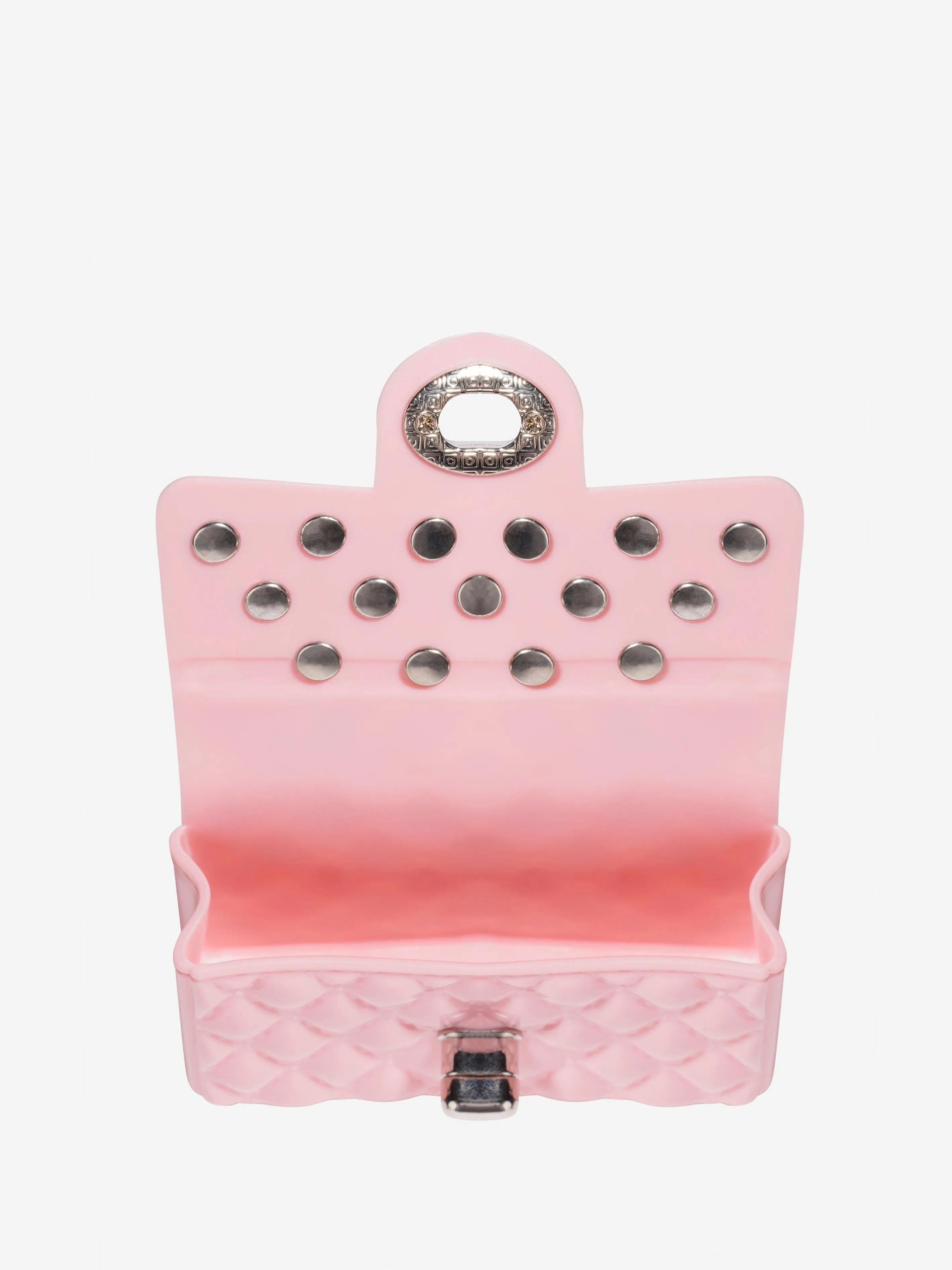 Monnalisa Girls PVC Lilly Bag In Pink