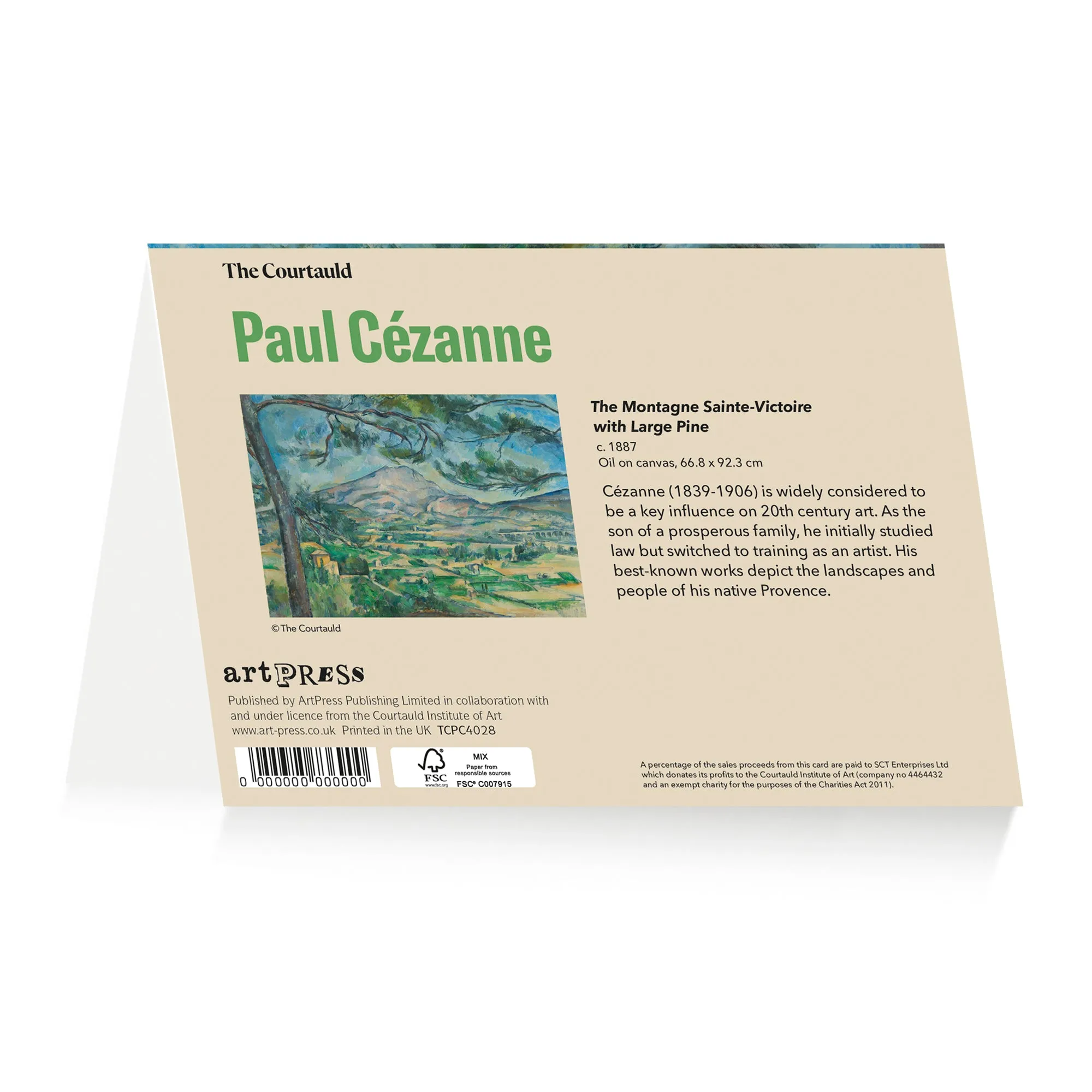 Notecard Wallet Paul Cézanne Montagne