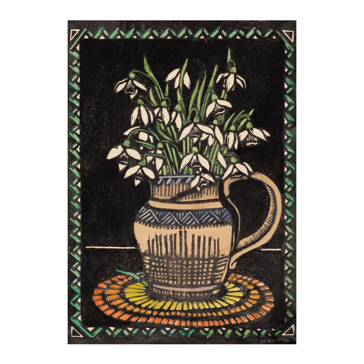 Notecard Wallet Winifred Gill Flowers